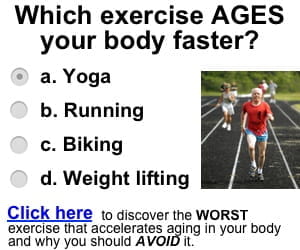 Which exercise ages your body?