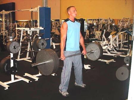 Mike Geary doing deadlifts