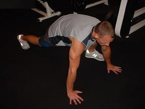 mountain climbers ab exercise start