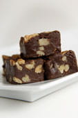healthy chocolate nut fudge